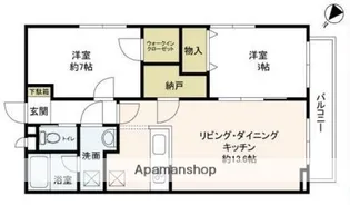 COCCONELLE(コクシネール)【2階】の間取り