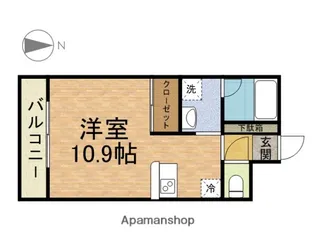 パインタワー【9階】の間取り