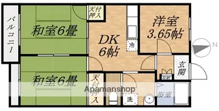 クリザンテーム高橋【1階】の間取り