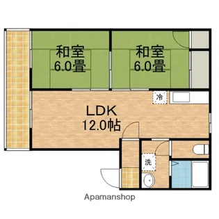 ルミエールイトウA棟【1階】の間取り
