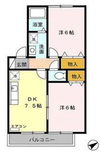 アベニュー【1階】の間取り