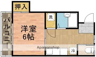 エクセル・コート東菅野【2階】の間取り