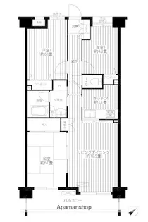 グランドパレス37【206号室】の間取り
