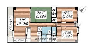 カーサ・レグルス【3階】の間取り