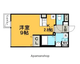 ラ・プラージュ【402号室】の間取り