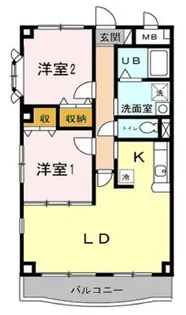 サニーコート18【3階】の間取り