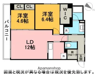 ライヴス行徳【2階】の間取り
