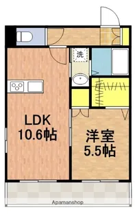 ベイヒルコート西船【1階】の間取り
