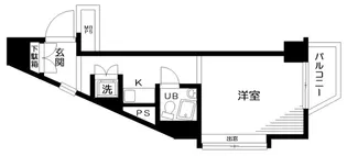 日神パレステージ市川【6階】の間取り