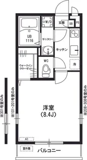 リブリ・ルキア【2階】の間取り