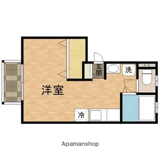 ファミール本八幡【2階】の間取り