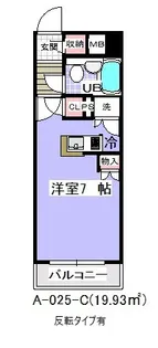 アンダルシア市川【4階】の間取り