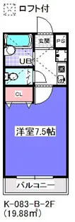 スプリングハイム【2階】の間取り