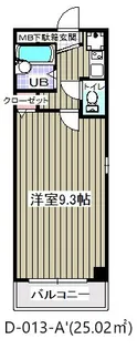 グランピーノ妙典【2階】の間取り