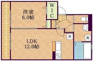 ゲートパレス【1階】の間取り