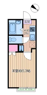 エルマーナ瑞江【1階】の間取り