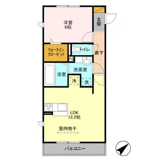 ディエゴ西船【2階】の間取り