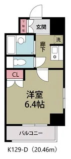 フォーラムビル【2階】の間取り