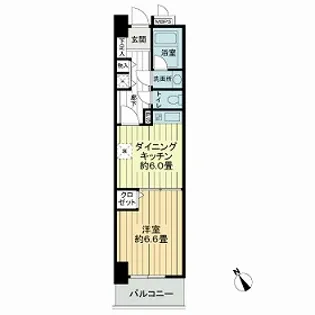 ライオンズステーションプラザ西船橋【2階】の間取り