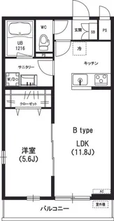 リブリ・LOTUS【1階】の間取り