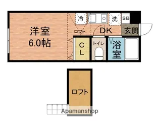 ハートライト【2階】の間取り