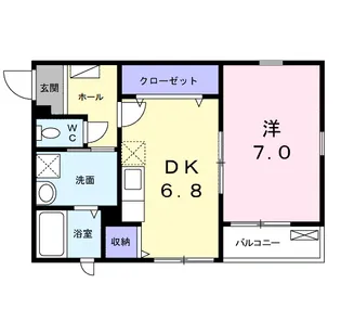 パインコート【2階】の間取り