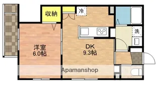 GRAND CHARIOT【201号室】の間取り