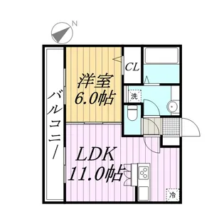 アゼリア【2階】の間取り