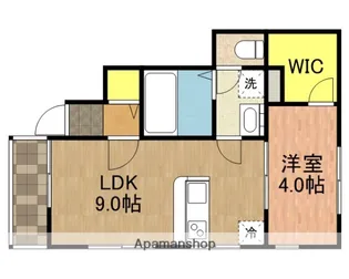 アッコーモダティ【1階】の間取り