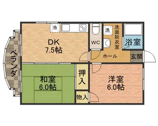 ミキレジデンス【2階】の間取り