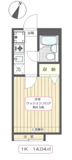 サンアベニューB【2階】の間取り
