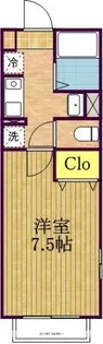 ヒルサイドC【1階】の間取り