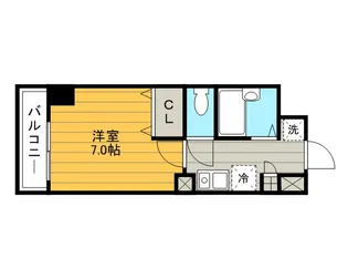 SーFORT本八幡MAIRIE【5階】の間取り