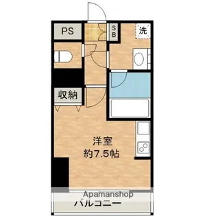 メゾンルミエール【202号室】の間取り