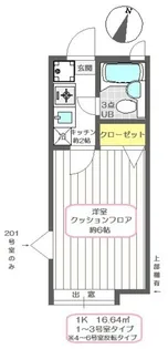 コージーハウス138B【1階】の間取り