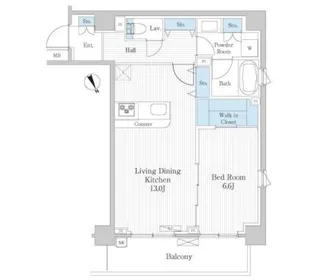 HIGASHIKOMATSUGAWA PARK RESIDENC【3階】の間取り
