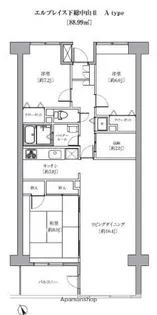 L−PLACE下総中山Ⅱ【3階】の間取り
