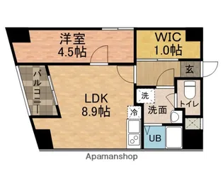 ブッシュハウス【2階】の間取り