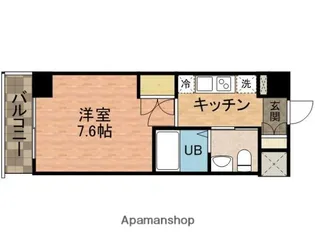 ジェンティーレ・トリヤマ【12階】の間取り