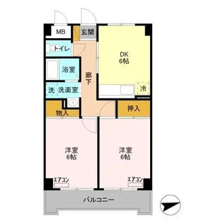 メンション・ロータス【2階】の間取り