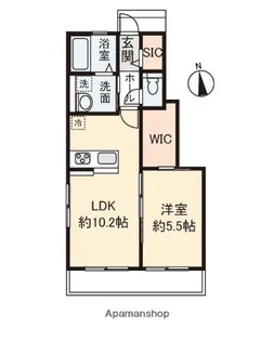 カルミア【101号室】の間取り