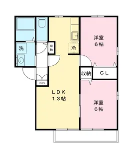 ボナールⅣ【102号室号室】の間取り