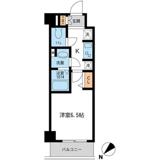 NーSTAGE行徳【2階】の間取り