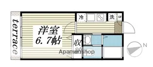 セカンドダウン【1階】の間取り