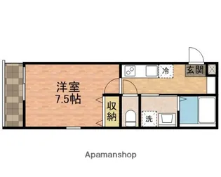 ベイシティ【2階】の間取り
