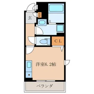 シャーメゾン美樹【1階】の間取り