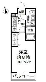 ミリアビタ津田沼【3階】の間取り