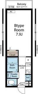 ROYAL COURT 下総中山【1階】の間取り