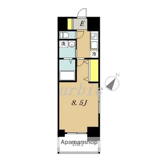 ORBIS−COURT【8階】の間取り