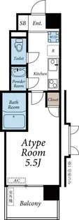 CASA AL MARE【5階】の間取り